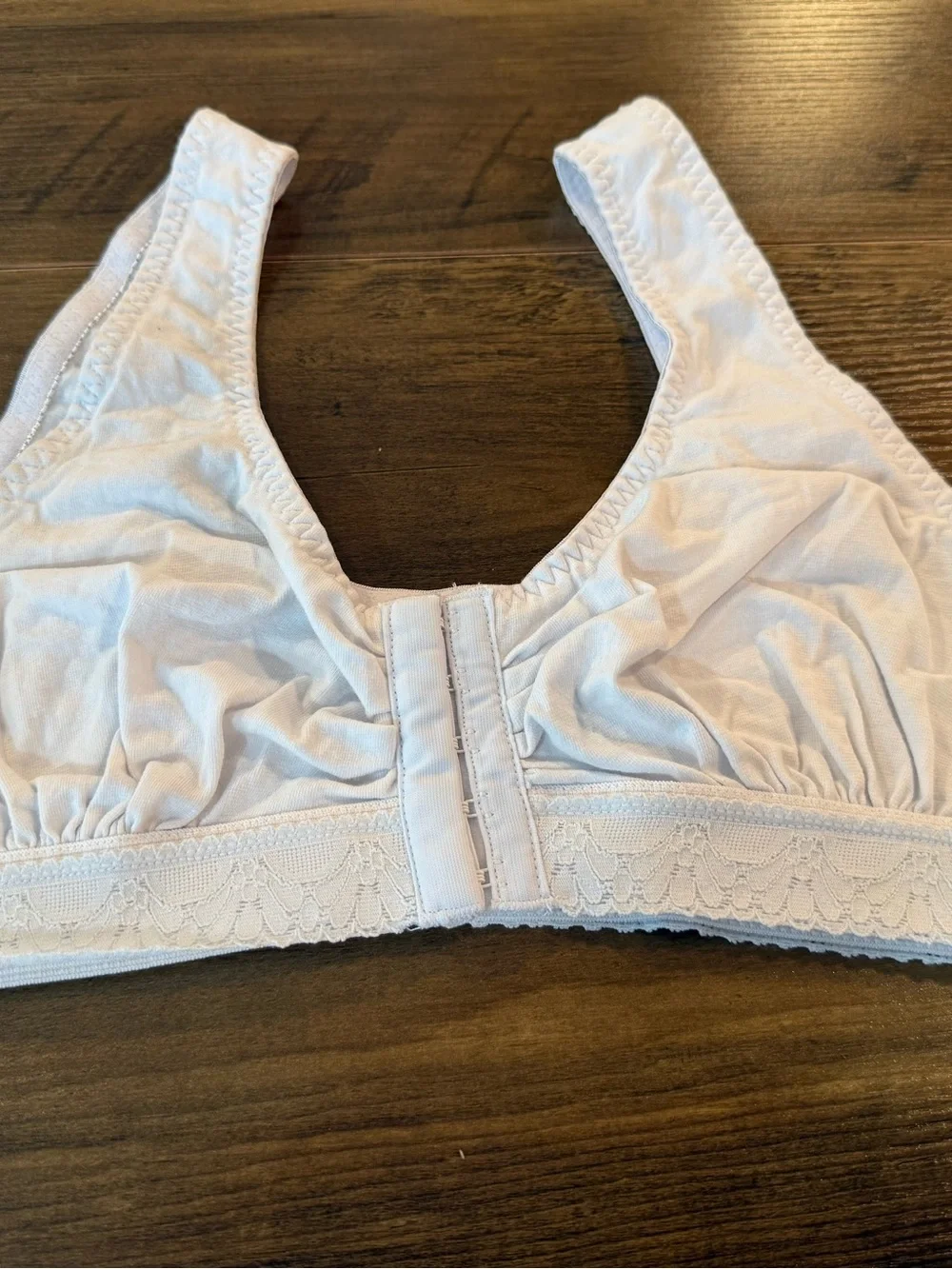 ClearPoint Medical Front Closure Post Surgical Support Bra White Size 38